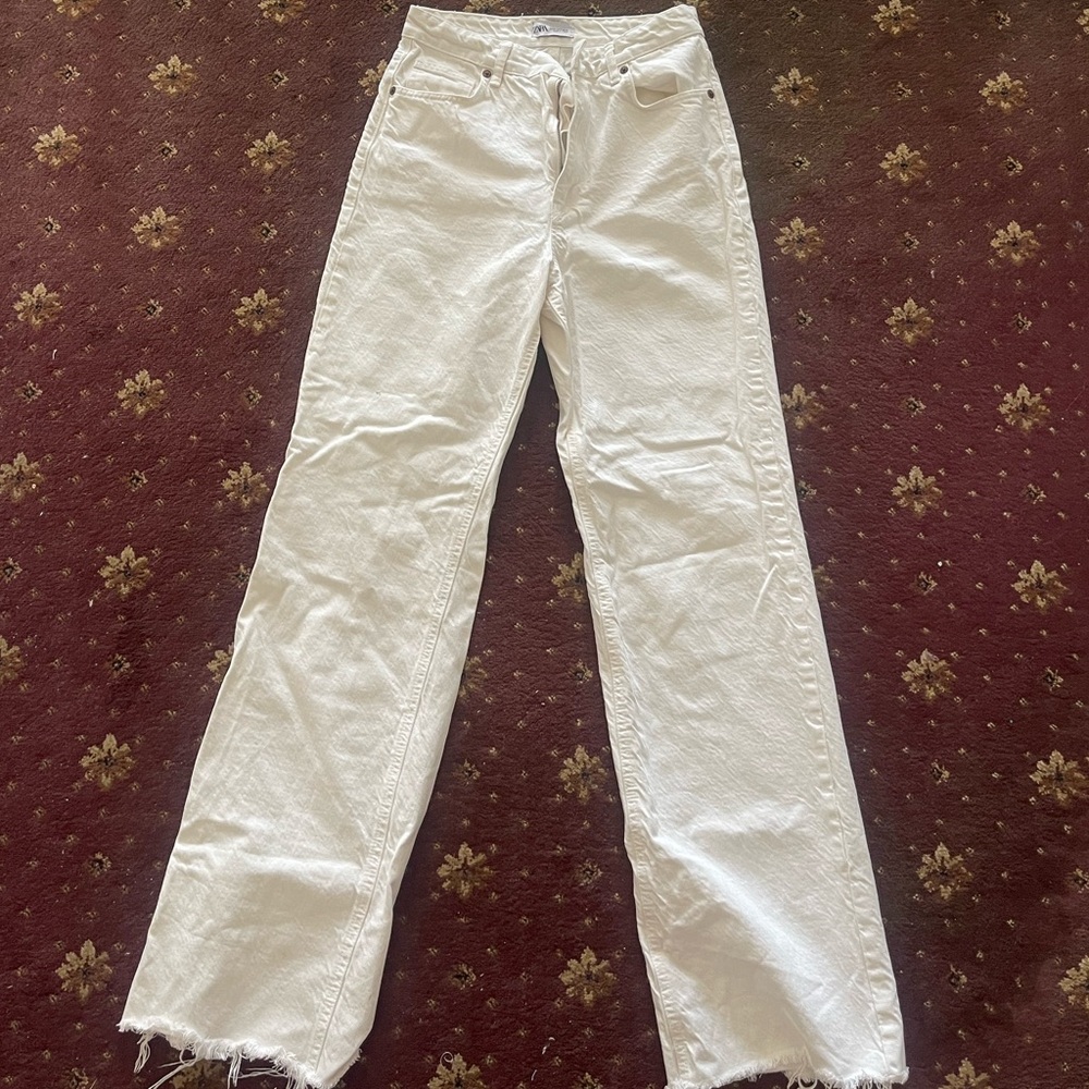 WHITE Zara Jeans